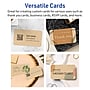 Avery Business Cards, 2" x 3-1/2", Matte Kraft Brown, 80/Pack (95320)~#|#~14DA3A8A-4A84-43F0-B51F67A5110974E6_sc7