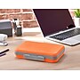 Lockermate By Bostitch Latch Pencil Pouch, Orange/Gray (23124-OG21-DM)~#|#~14DA64D7-E9B0-4F51-BC0941511E4D02D8_sc7