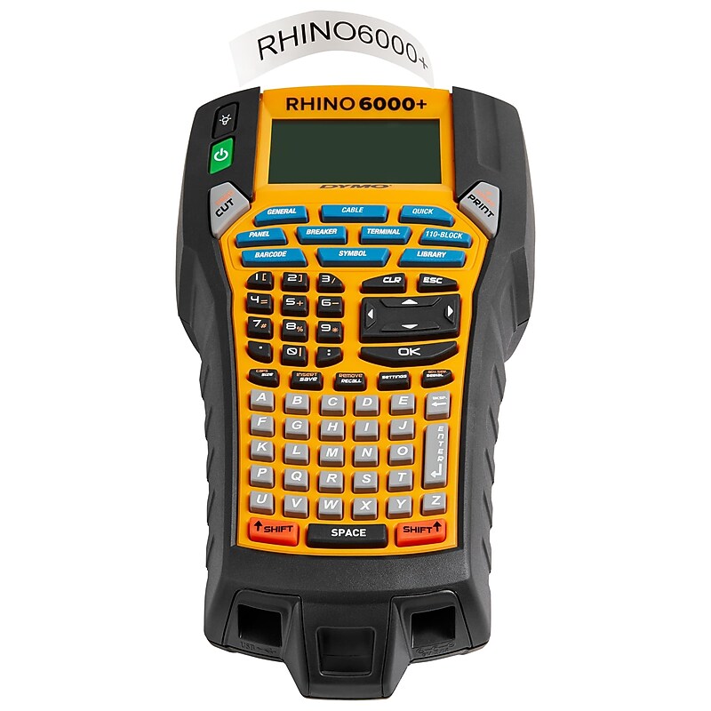 Dymo Portable Non-Thermal Label Maker, Black & Yellow (2122499) image 1