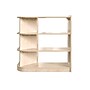 Flash Furniture Bright Beginnings 6-Section Open Corner Storage Unit, 31.5"H x 31.5"W x 31.5"D, Brown (MK-KE24053-GG)~#|#~14DE3E12-11A3-4E8A-B322BC0D3325B40D_sc7