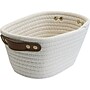 Martha Stewart Fabric Basket with Handles, Cream (MS111B)~#|#~14E4A426-E977-4AA2-B064B4FFAD1BC9CB_sc7