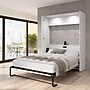 Bestar Avalon 67W Queen Murphy Bed, High-Gloss White~#|#~14EB04C1-565E-45ED-AC63EF6E9EE79A46_sc7