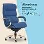 La-Z-Boy Aberdeen Ergonomic Bonded Leather Swivel Executive Chair, Blue (51545-BLU)~#|#~14EB5CC7-8EAB-42A9-90C84C4D3A28AB76_sc7