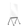 Ghent Roam Laminate Mobile Dry-Erase Whiteboard, Aluminum Frame, 5.71' x 3' (RM36SAWHN)~#|#~14EE5FDE-4659-4F68-A6BF54A7D7577FBC_sc7