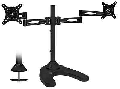 Mount-It! Full Motion Dual Monitor Desk Stand, Holds 13″ to 27″ Monitors, Black (MI-792) Sansujyuku sansujyuku.com