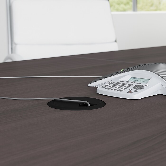 Bush Business Furniture 120W x 48D Boat Shaped Conference Table