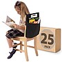 Seat Sack Seat Storage, 9.45" x 8.07" x 10.83", Black, 25/Pack (14193)~#|#~14F3C0FC-D15C-4257-B045745D13475DBB_sc7