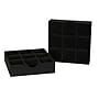 Household Essentials 9-Compartment Drawer Organizers, Black Linen, 2/Pack (7676-1)~#|#~1501460F-F4E5-4487-886E256C4D0D635A_sc7