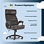 Serta Comfort Big & Tall Ergonomic Bonded Leather Swivel Executive Office Chair, Brown (CHR10131B)~#|#~1503E369-69CB-4C9A-8893F6B66409DA51_sc7