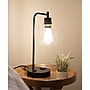 Lavish Home 16.14"H LED Table Lamp with USB Ports, Black (72-LMPDKIND-1B)~#|#~1508D4F8-4D2C-442C-B947272FF05C25F1_sc7