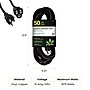 GoGreen Power 50' Indoor/Outdoor Extension Cord, 14 AWG, Black (GG-13850BK)~#|#~150A6DC1-FE0A-4014-A003BFEC2788CBB4_sc7