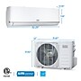 Black & Decker Mini Split 115-Volt 9000 BTU Wall Air Conditioner with Inverter & Remote, WiFi Enabled, White (BSA0915TC)~#|#~15100E7C-2744-433E-9E372229E92D70A4_sc7