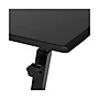 Seville Classics airLIFT 24"W Manual Rectangular Height Adjustable Mobile Sitting Desk, Black (OFF65994B)~#|#~1514D56A-EBF6-4772-855423663934C69E_sc7