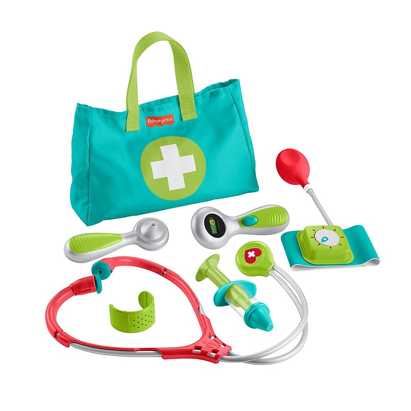 Fisher-Price Medical Kit 7-Piece Doctor Toys, 5/Pack (HYH26) image 1