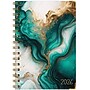 2026 Global Printed Products 5.5" x 8" Weekly & Monthly Planner, Paperboard Cover, Teal Gold Marble (FSHN-CY26-58-54)~#|#~1517506E-F992-4758-B8AEE9B7C61D5029_sc7
