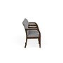 Lesro Weston 4-Seat Tandem Seating, Chambray Grey/Riftwood Walnut (WS4103.WRW-01CHGY)~#|#~1517D4F1-16D5-4243-AEE73BA8E266A6EC_sc7