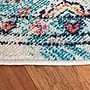 Safavieh Madison Collection 8' Round Indoor Area Rug, Machine Made, Cream/Blue (MAD473B-8R)~#|#~151C423B-D8A4-4AFB-B98D3A21C4CD739B_sc7