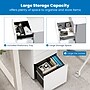 Mount-It! 3-Drawer Mobile File Cabinet, Letter/Legal Size, Lockable, 23.35"H x 11.81"W x 19.69"D, White (MI-944W)~#|#~151C78E0-91AE-467E-BB5141EF72746022_sc7