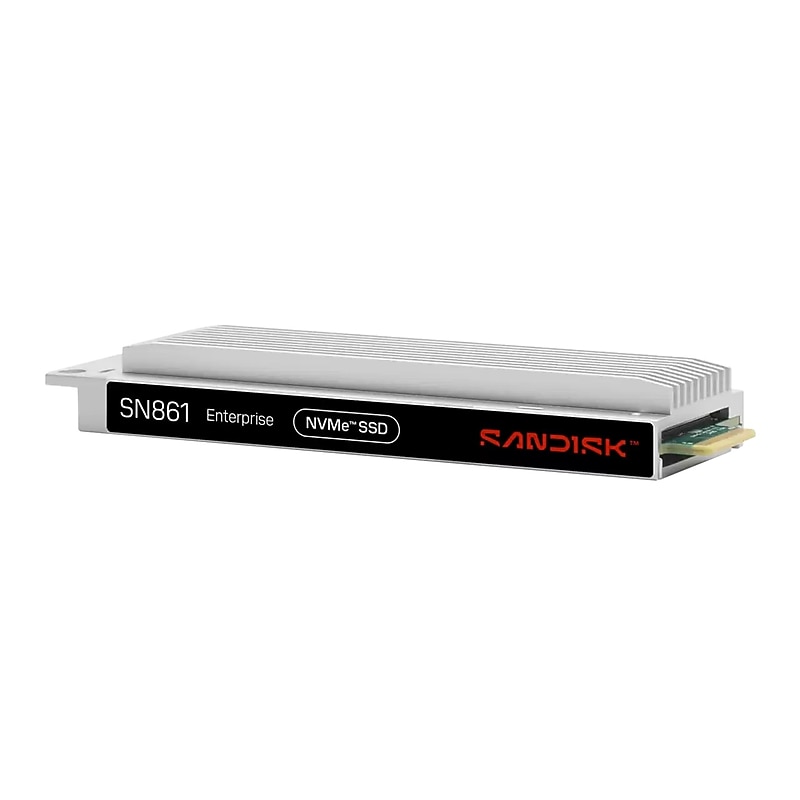 SanDisk SN861 3.84TB E1.S PCIe Gen5 NVMe Solid State Drive (0TS2630) image 1