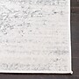 Safavieh Madison Collection 4' x 4' Square Indoor Area Rug, Machine Made, Silver/Ivory (MAD603G-4SQ)~#|#~152B4D3C-0B08-4562-B1E3617763ECED66_sc7
