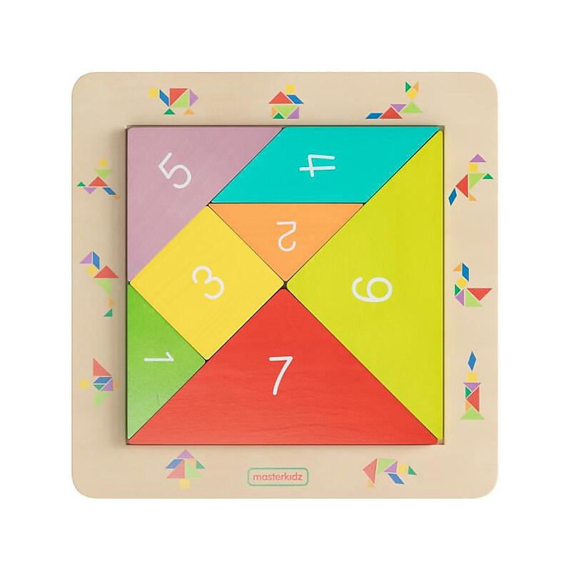 Flash Furniture Bright Beginnings Tangram Shape Learning Board (MK-MK00538-GG) image 1