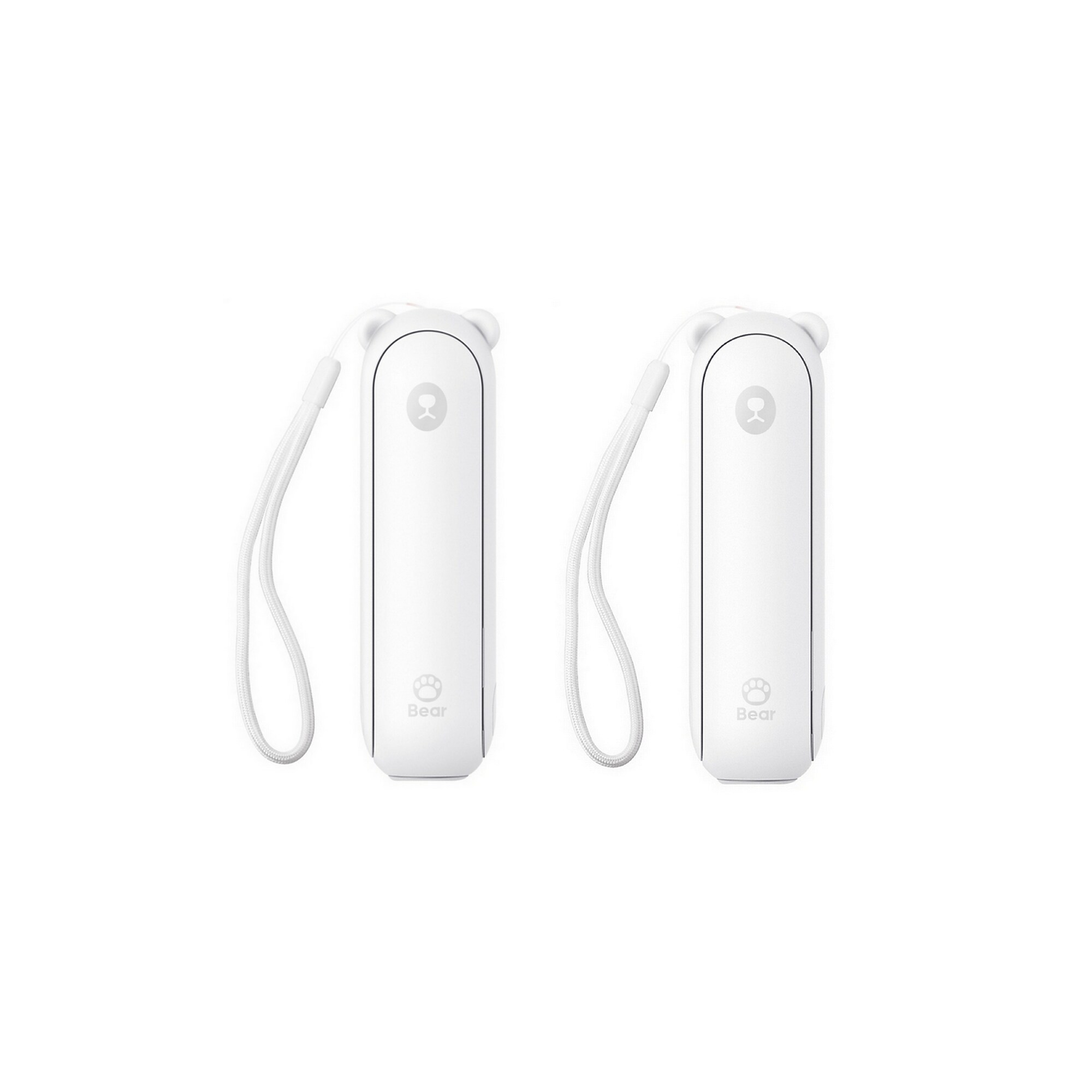 JisuLife F8X Handheld Fan, White, 2/Pack (F8X-White-KIT-2) Sansujyuku sansujyuku.com