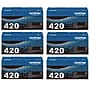 Brother TN420 Black Standard Yield Toner Cartridge, 6/Pack~#|#~152DBF53-AE99-43F1-BFF568102D85D406_sc7