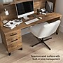 Bush Home Somerset 72" W Office Desk with Drawers and Hutch, Fresh Walnut (SET018FW)~#|#~1530A773-1F13-419C-83461DC04C22C23E_sc7