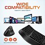 Delton Wireless Ergonomic Keyboard and Optical Mouse Combo, Black (DKMBKB200BD2)~#|#~1533B057-2F48-4687-9F9D588DB7C28D1E_sc7