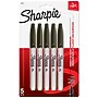 Sharpie Permanent Markers, Fine Point, Black, 5/Pack (30665PP)~#|#~1536BB1E-176E-499A-AEBF059092C48F5D_sc7