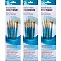 Princeton RealValue Mixed Media Synthetic Taklon Variety Brush Set, Blue, 4/Set, 3 Sets/Bundle (PBXPR9170-3)~#|#~153855C0-7E19-4CB6-B7B841DCABDB8879_sc7