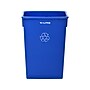 Alpine Industries Polypropylene Recycling Bin with Dolly, 23 Gallon, Assorted Colors, 3/Pack (ALP477-BGL-PKD)~#|#~154017CE-3A1B-44CD-B3DC9D6152EFC881_sc7