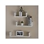 V-Light Wood Wall-Mounted Shelves, White, 3/Pack (VW161011W)~#|#~15437B49-C4AF-46E2-9B4188F4F47CA829_sc7