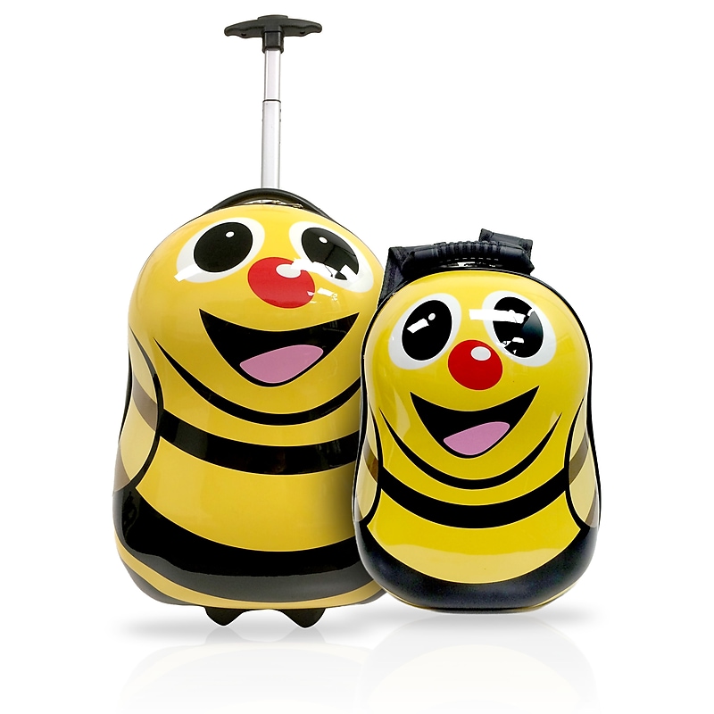 TUCCI Busybee 2-Piece Hardside Spinner Carry-On Luggage Set, TSA Checkpoint Friendly (T0380-busybee) image 1