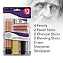 Daler-Rowney Simply... Sketching Pencils Set, 13 Pencils/Set, 3 Sets/Bundle (DRWD644200000-3)~#|#~15453AC0-99FD-4109-81ABCA2BE3263594_sc7