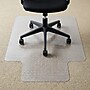 Floortex Cleartex TrYlok Carpet Chair Mat with Lip, 45" x 53", Designed for Low-Pile Carpet, Clear Vinyl (NRCMFLVT0004)~#|#~1545427A-1F30-497F-A16748D6A720AEFC_sc7