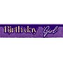 Party City Birthday Girl Fringe Sash, Purple (AM340458)~#|#~15462DEC-147A-4985-BE9289B7278310C3_sc7