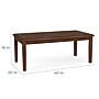 Lesro Weston 40"W x 20"D Wooden Coffee Table, Riftwood Walnut (WS0840.WRW)~#|#~1546DBCC-FB8A-4B31-BBF7DA6D424A71C0_sc7