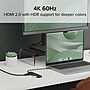 Plugable 4-in-1 USB-C Hub with 4K HDMI, 100W, Silver (USBC-4IN1)~#|#~154717AB-57DD-4E17-B9E0F6C2422E1470_sc7