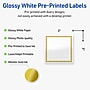 Avery Laser/Inkjet Square Multipurpose Labels, 3" x 3", White, 60/Pack (S00-DJB)~#|#~15487B00-55ED-49B6-8E09C1EAED5AA425_sc7