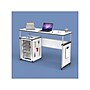 Luxor 32"-38"H Adjustable Standing Modular Teacher Desk, White/Gray (DTTB002)~#|#~154D53ED-A634-4A14-988C0FBE9645DC31_sc7
