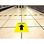 Avery Directional "This Way" Preprinted Floor Decals, 8" x 10.5", Yellow/Black, 5/Pack (83022)~#|#~1550AE39-9B73-4B9A-BF84401C1F7872FA_sc7