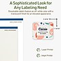 Avery Dissolvable Rectangle Multipurpose Labels, 1-13/16" x 2-3/16", Off-white, 120/Pack (94233)~#|#~1550DC66-E18F-4FC8-AB1E54069818B74E_sc7