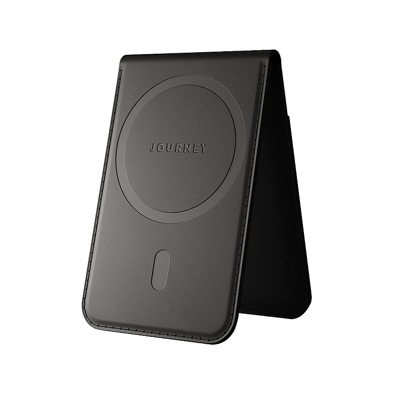 JOURNEY EZMO Magnetic MagSafe Wallet and Phone Stand, Black (JKW5BK) image 1