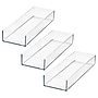 iDESIGN 3-Piece Plastic Drawer Organizer, Clear (29093M3)~#|#~15583B34-481F-4698-933EA4DFAF9E4178_sc7