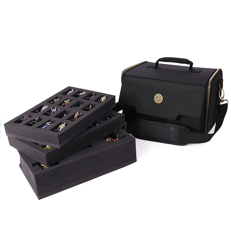 ENHANCE Miniature Figure Crossbody Satchel, Black (7527079) image 1