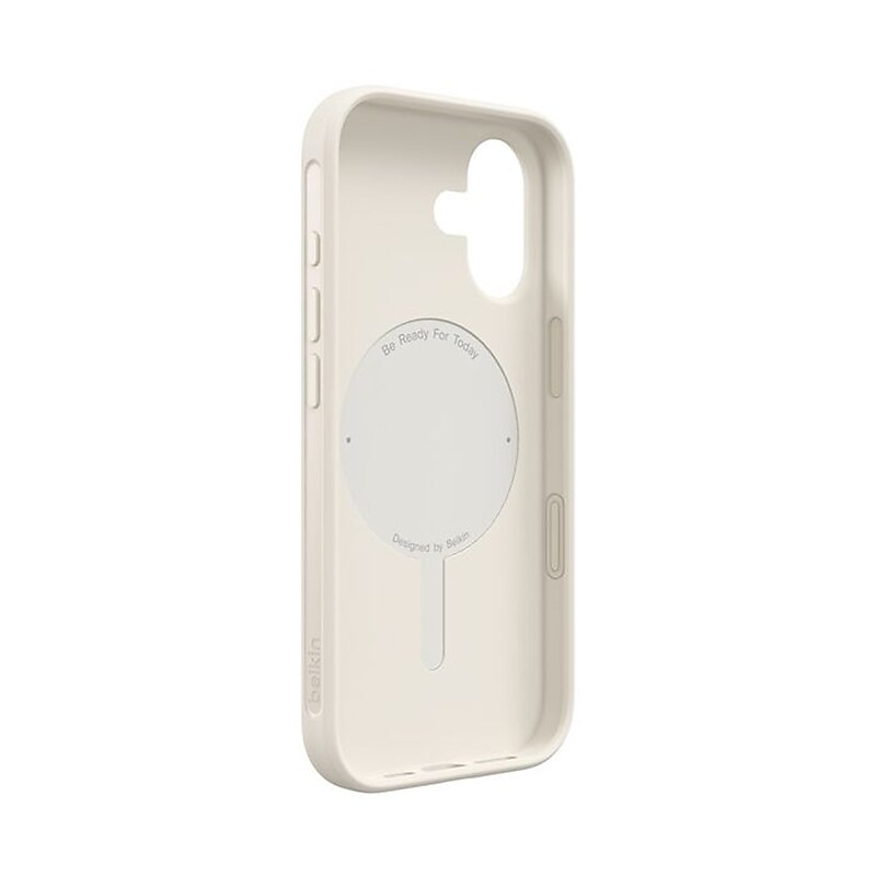 Belkin SheerForce Protect Series MagSafe Phone Case for iPhone 17, Shock Absorbing, Sand (MSA038FQSA) image 1