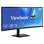 ViewSonic 34" Curved UWQHD 120Hz Monitor, Built-In Speaker, Universal Docking Station, Adjustable, HDR10, Black (VG3420C)~#|#~1561E7C4-6824-403E-9F85D32834261284_sc7