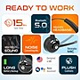 Delton 10X Wireless Noise-Canceling Bluetooth Over-the-Head Mono Computer Headset, Black (DBTHEAD10XBTDL)~#|#~1566A4AD-E7EE-4011-B25BB641754A2708_sc7