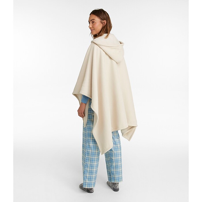 L.L.Bean Cozy Chenille Wearable Throw, Shadow Blue (1000248698